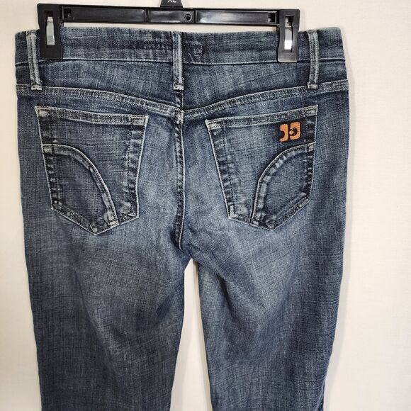 Joes Jeans Size 28 Womens Blue Denim Cropped Low Rise Socialite Kicker Meg - Picture 6 of 14